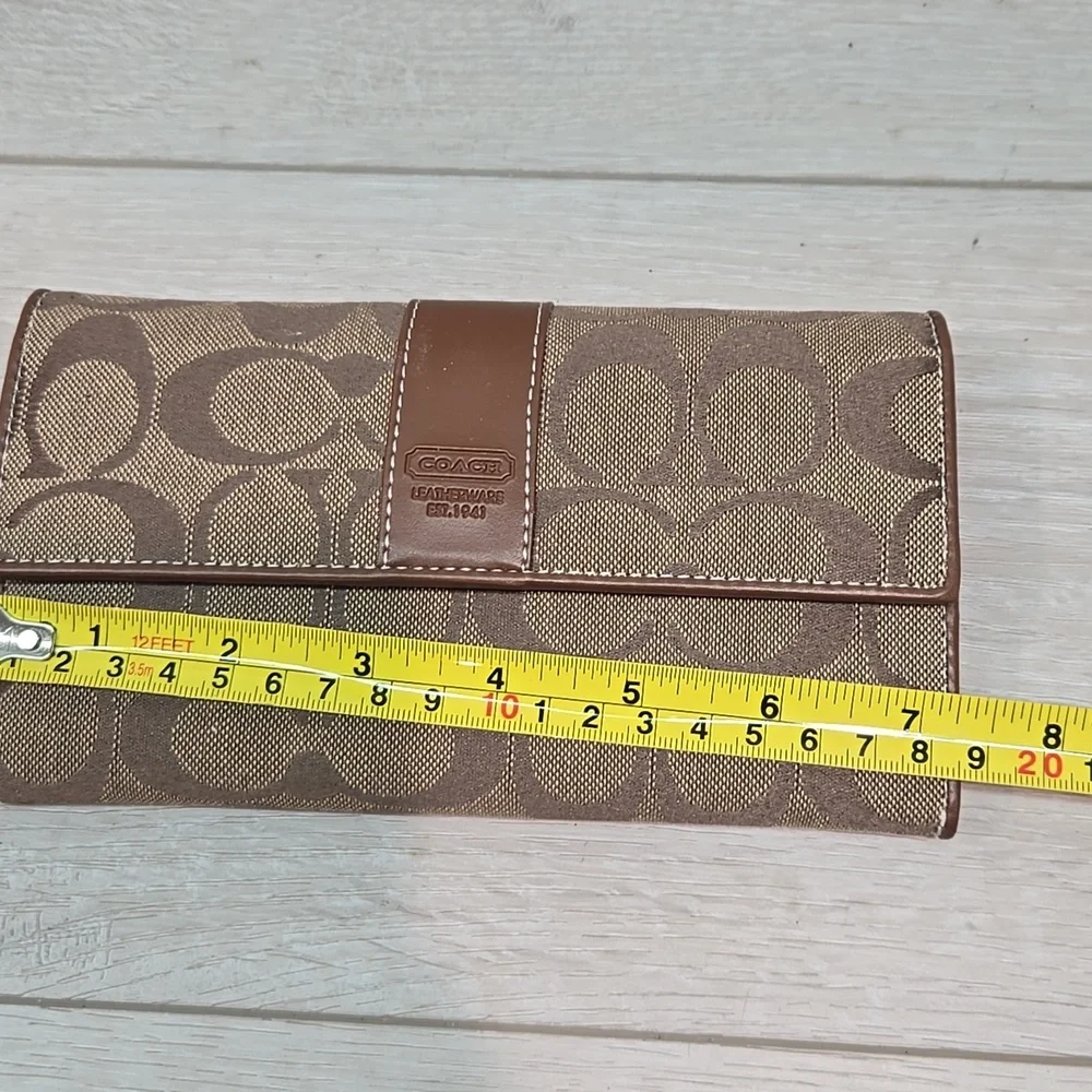 Unbranded Women Logo Signature Wallet Canvas